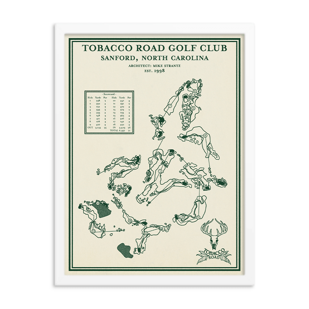 tobacco road course layout Marathon Map in North Carolina Tobacco Road Golf Club -