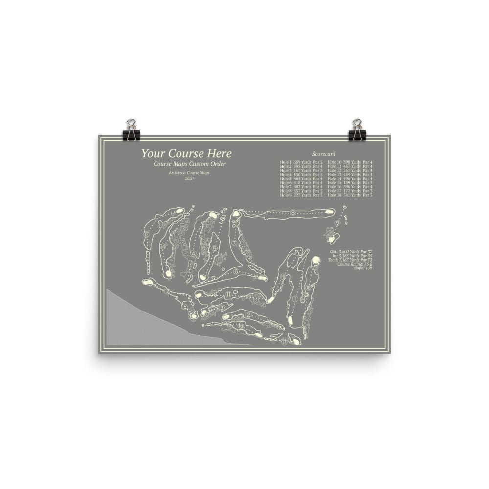 Custom Orders – Course Maps