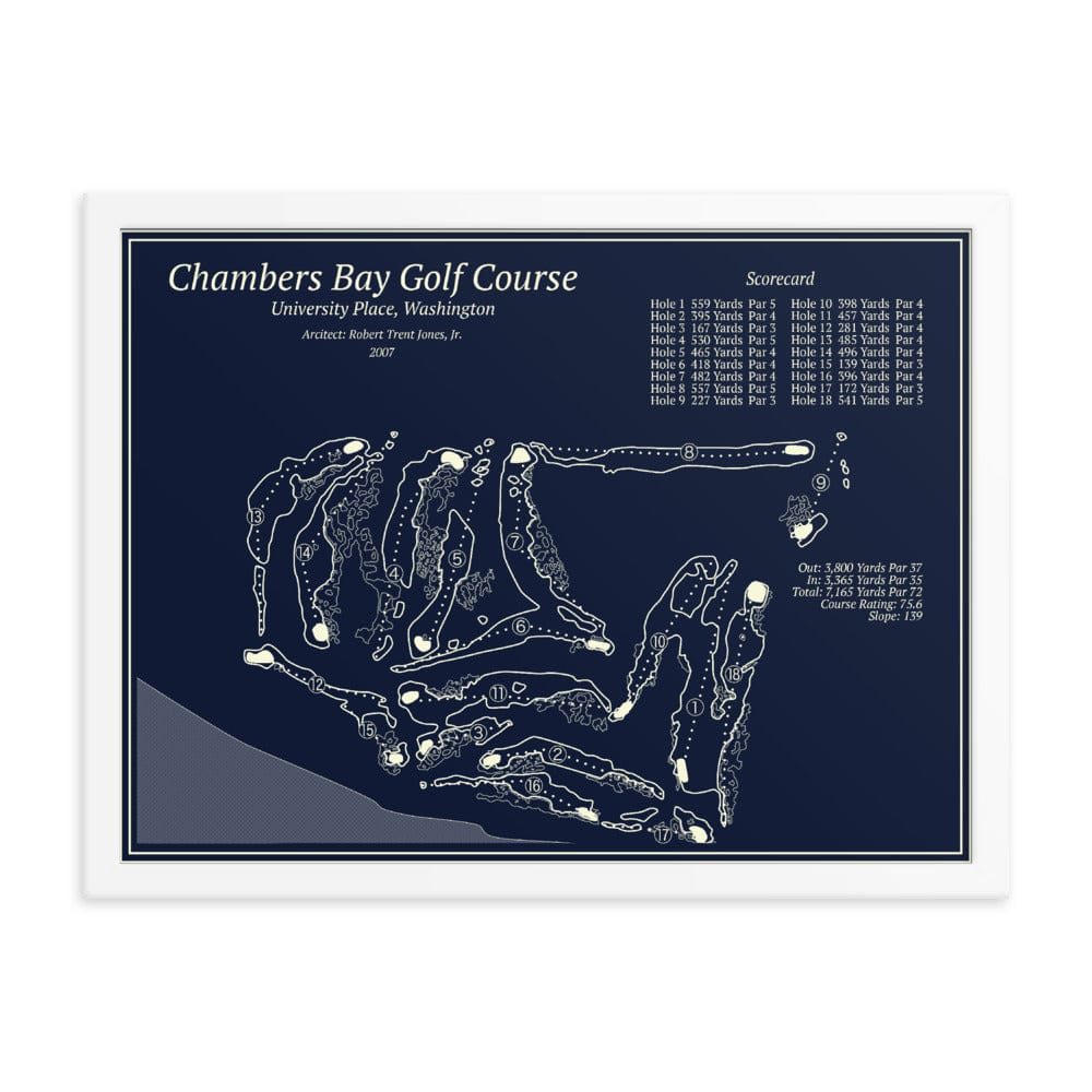 Chambers Bay Golf Course – Course Maps